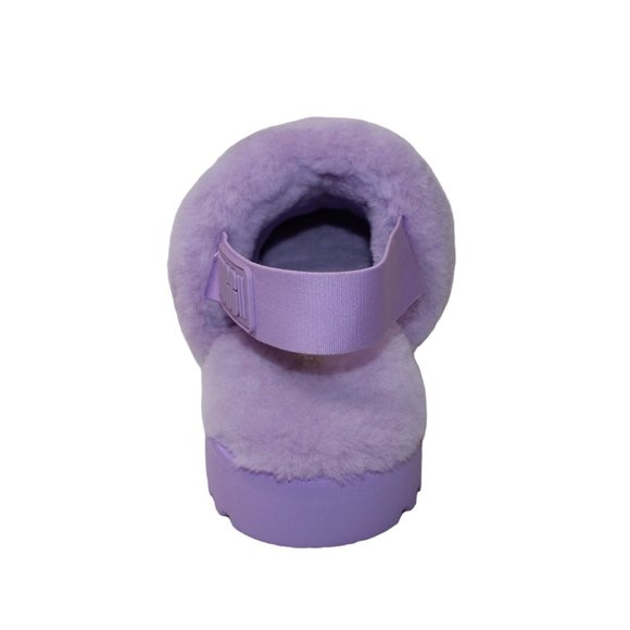 UGG Super Fluff Slipper Sandals Elastic strap Lavender Women's 10 NEW! - Picture 5 of 11